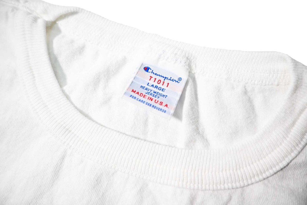 画像4: Deadstock Champion T1011 Heavy Weight S/S Blank Pocket T-Shirt (4)