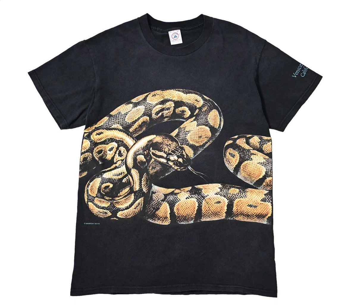 画像1: 90s Used Habitat Print Tee (1)