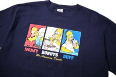画像2: 00s Used The Simpsons Print Tee (2)