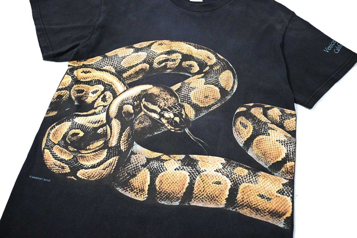 画像2: 90s Used Habitat Print Tee (2)