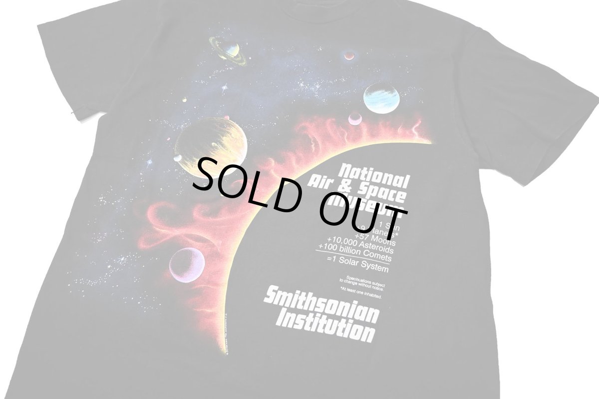 画像2: 90s Used National Air&Space Museum Print Tee made in USA (2)