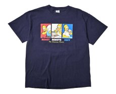画像1: 00s Used The Simpsons Print Tee (1)