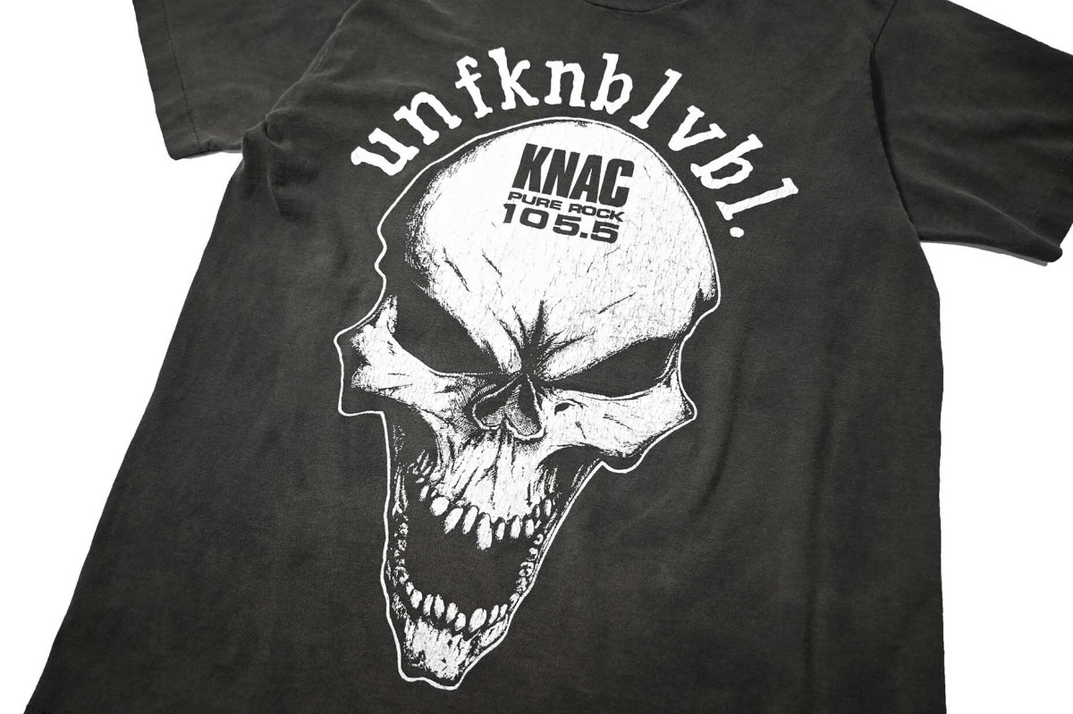 画像2: 90s Used KNAC Pure Rock 105.5 Print Tee made in USA (2)