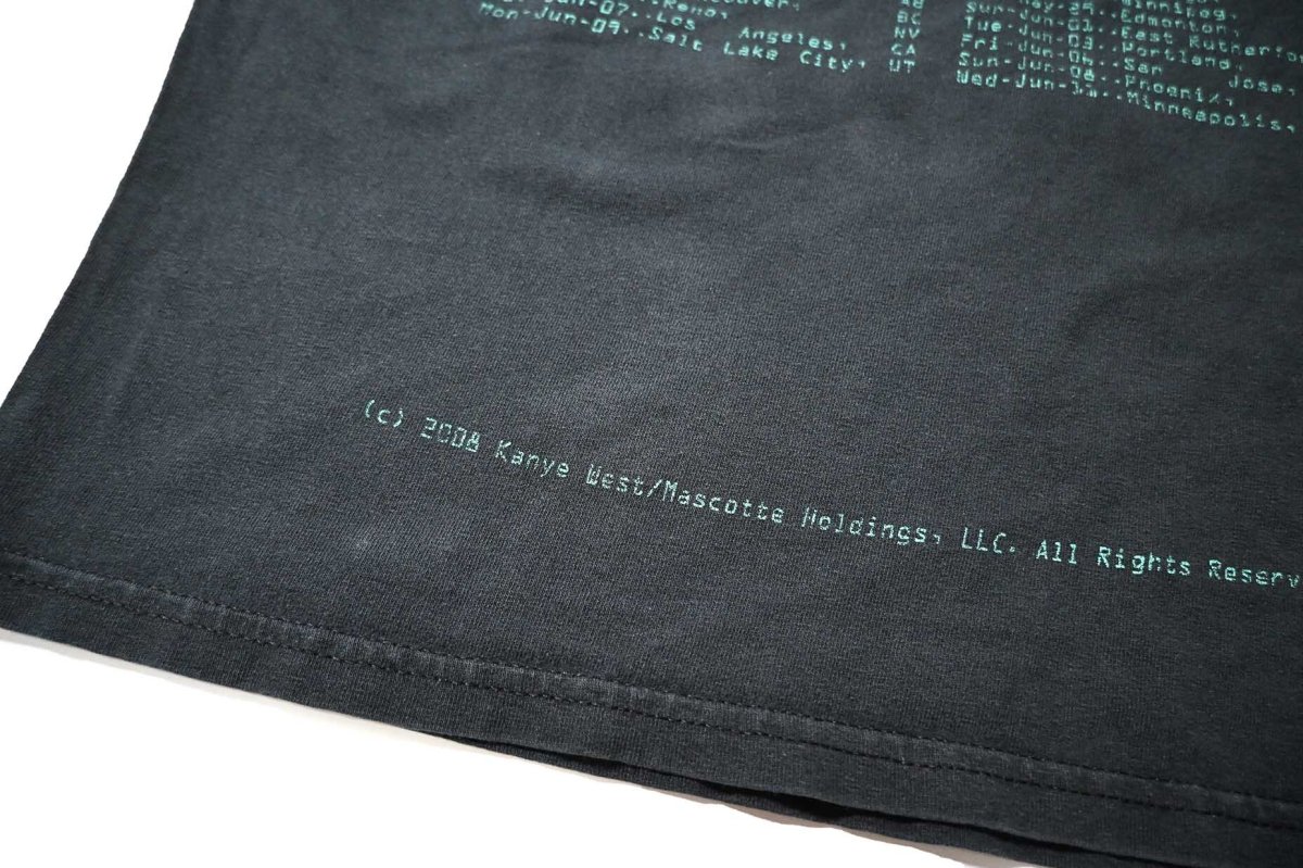 画像5: 00s Used Kanye West Print Tee (5)