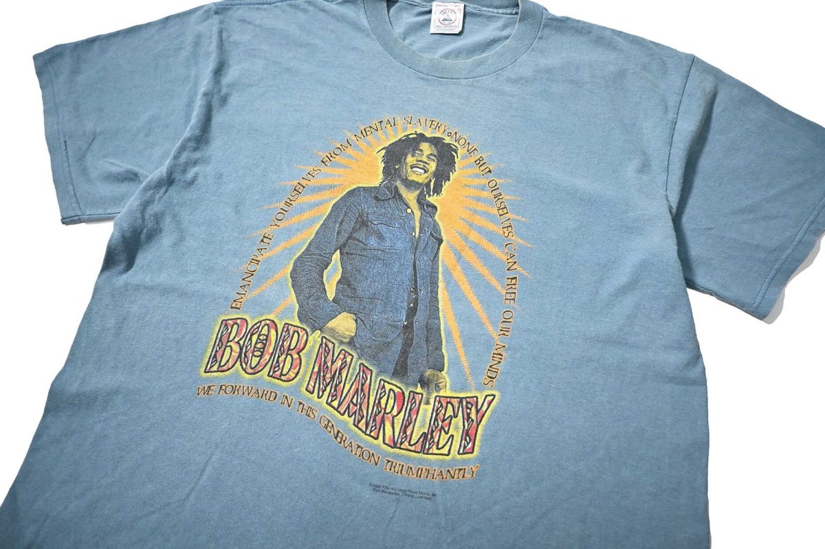 画像2: 90s Used Bob Marley Print Tee (2)