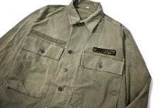 画像3: 40s Used Used Us Army M-47 HBT Jacket (3)