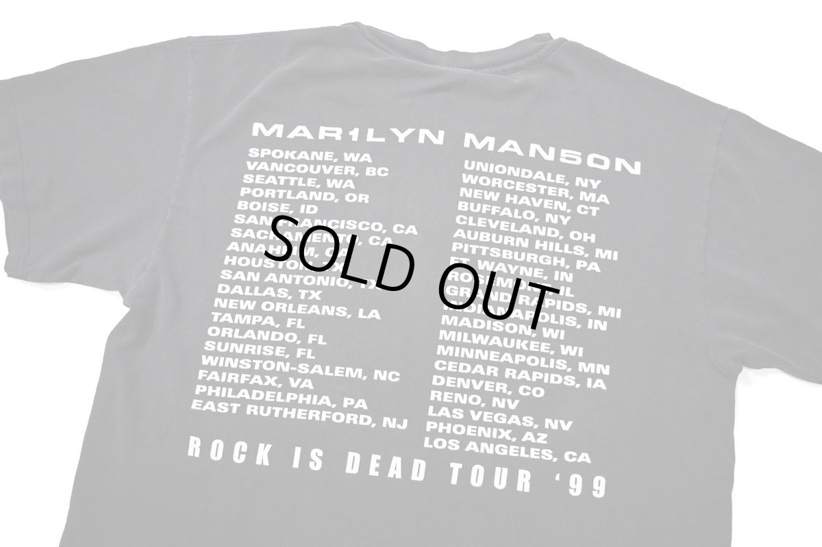 画像4: 90s Used Marilyn Manson Print Tee (4)