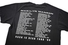 画像4: 90s Used Marilyn Manson Print Tee (4)