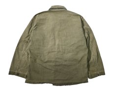 画像2: 40s Used Used Us Army M-47 HBT Jacket (2)