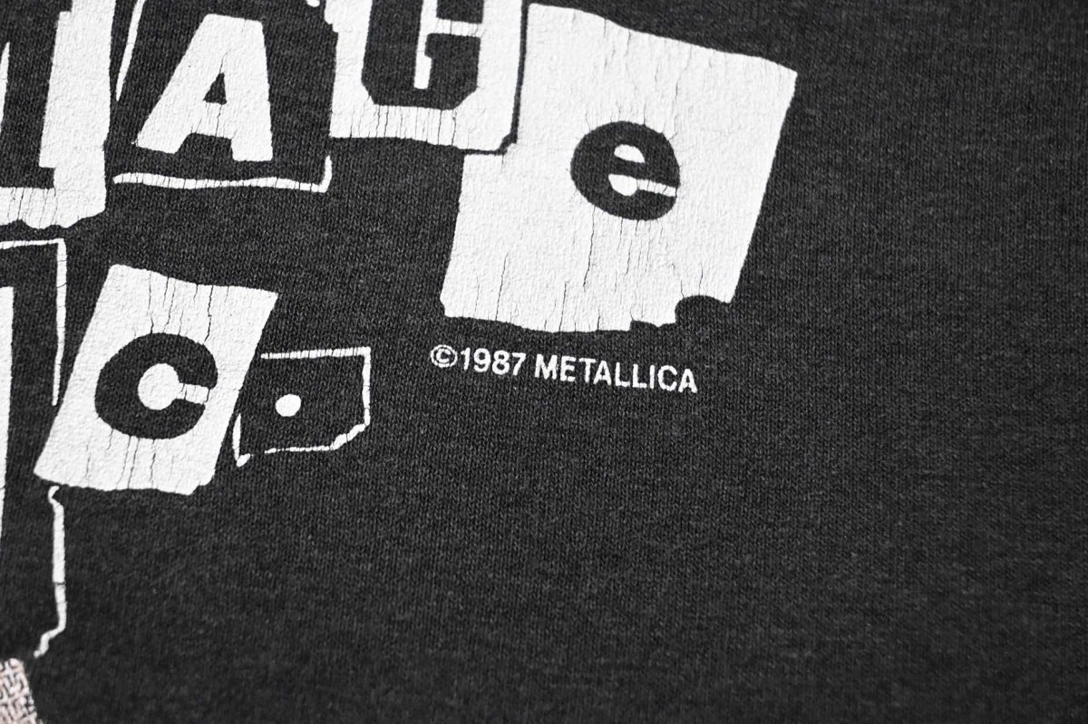画像3: 80s Used Metallica Print Tee made in USA (3)
