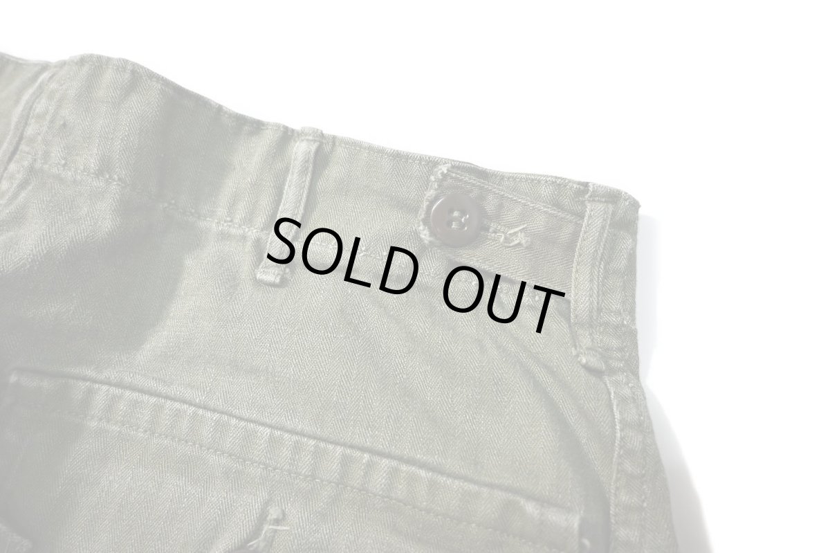 画像5: 50s Used Us Army M-47 HBT Utility Trouser (5)