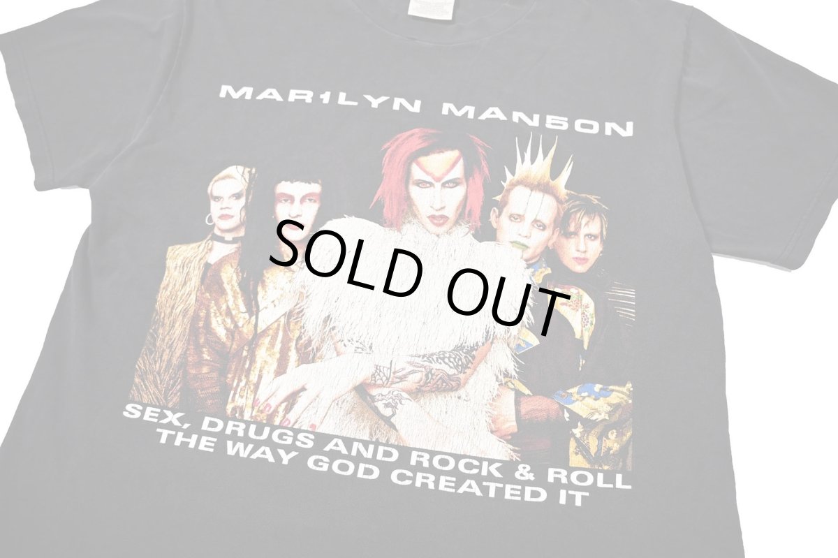 画像2: 90s Used Marilyn Manson Print Tee (2)