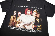 画像2: 90s Used Marilyn Manson Print Tee (2)
