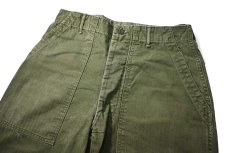 画像2: 50s Used Us Army M-47 HBT Utility Trouser (2)