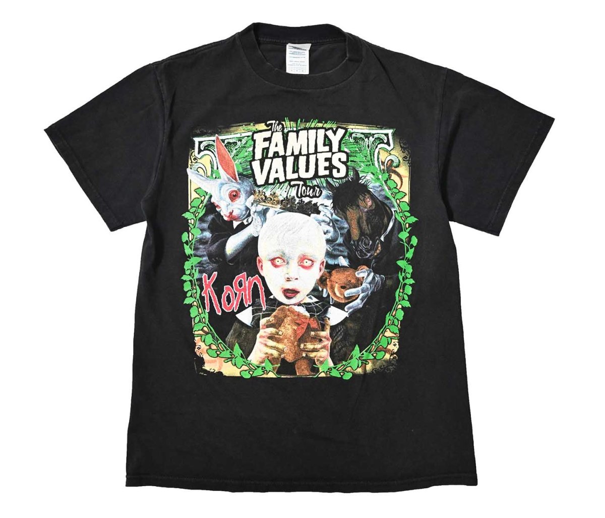 画像1: 00s Used Korn Print Tee (1)