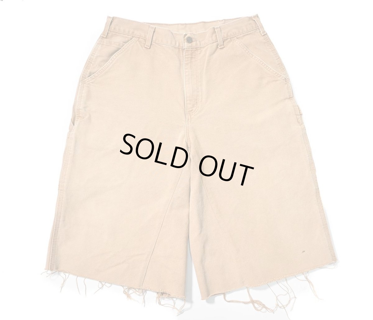 画像1: Used Carhartt Customized Duck Jorts (1)