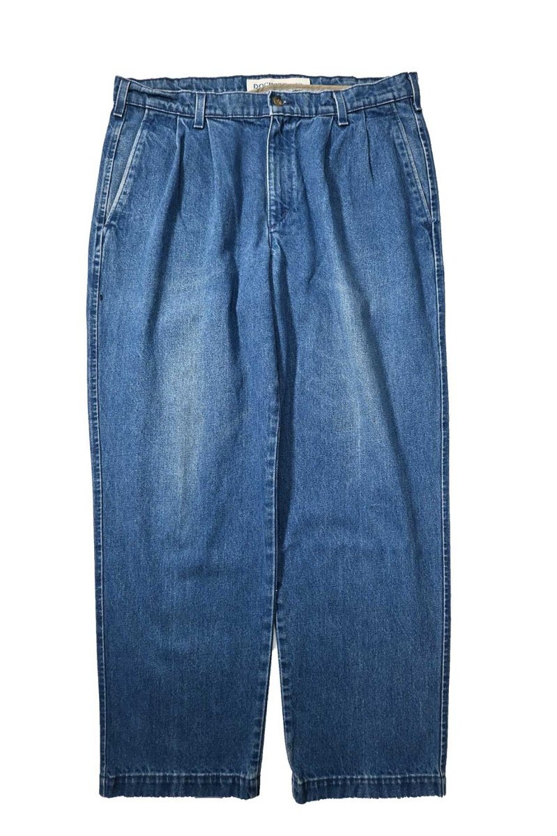 画像1: 90s Used Dockers Denim Pleated Trouser made in USA (1)