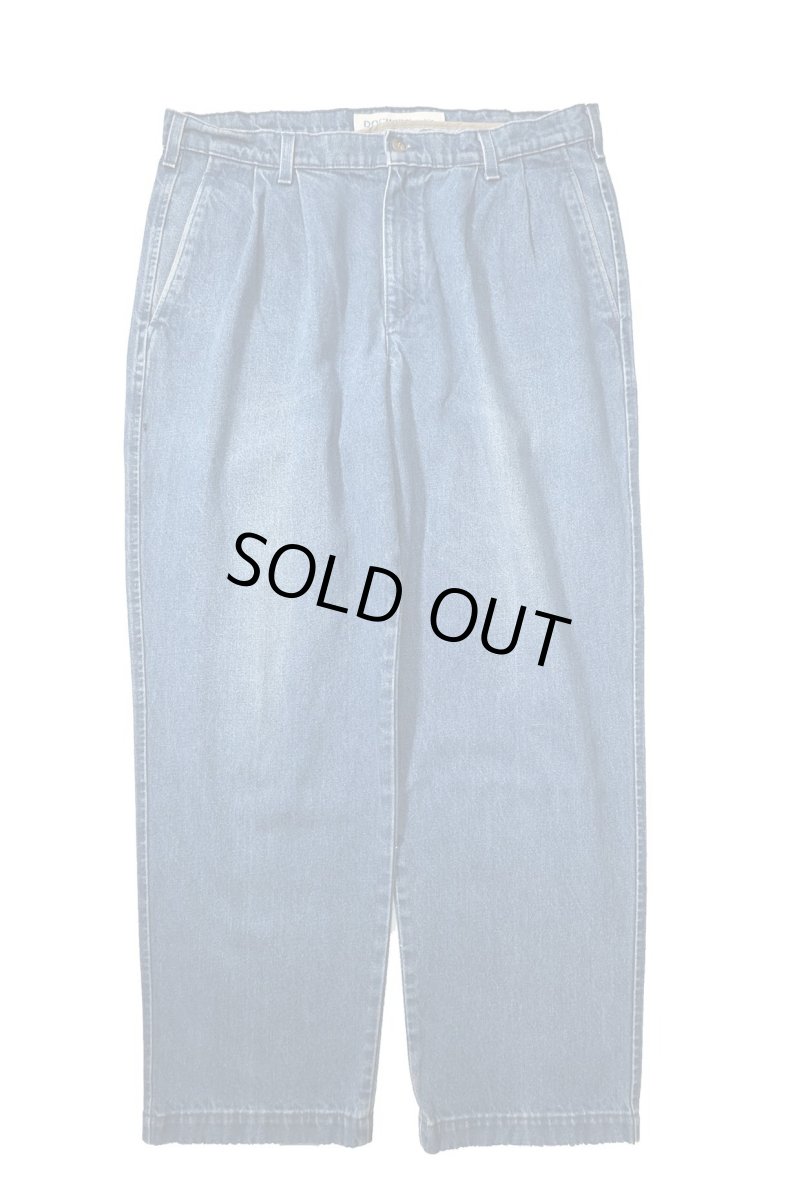 画像1: 90s Used Dockers Denim Pleated Trouser made in USA (1)