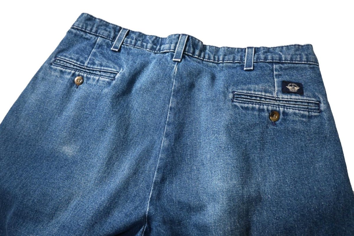 画像4: 90s Used Dockers Denim Pleated Trouser made in USA (4)