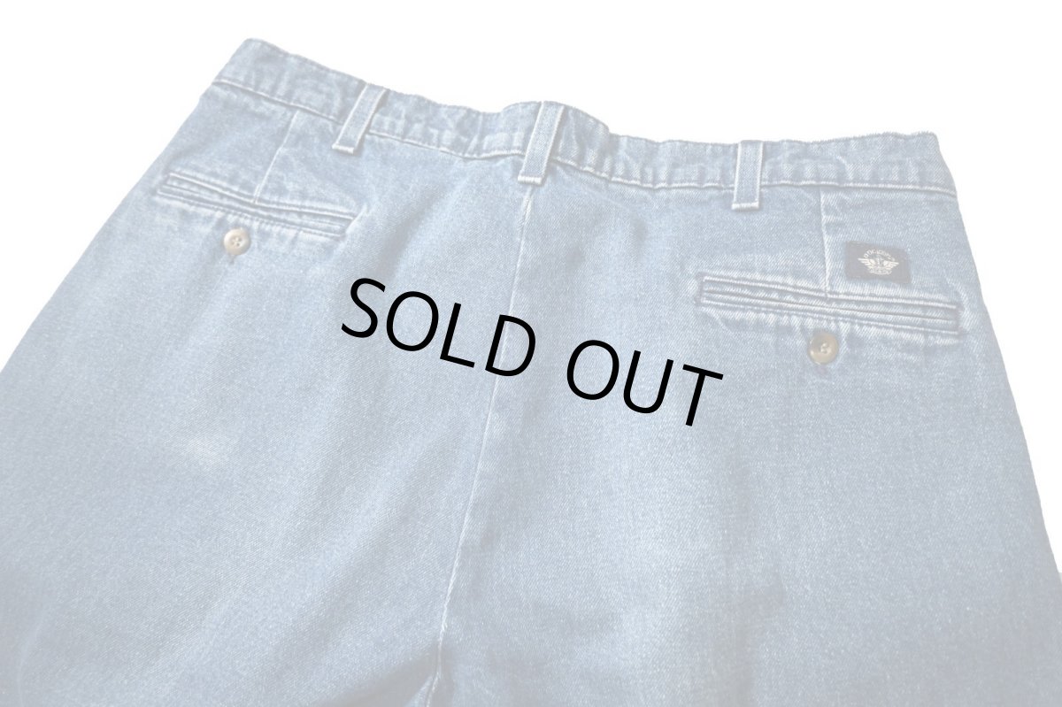 画像4: 90s Used Dockers Denim Pleated Trouser made in USA (4)