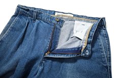 画像5: 90s Used Dockers Denim Pleated Trouser made in USA (5)