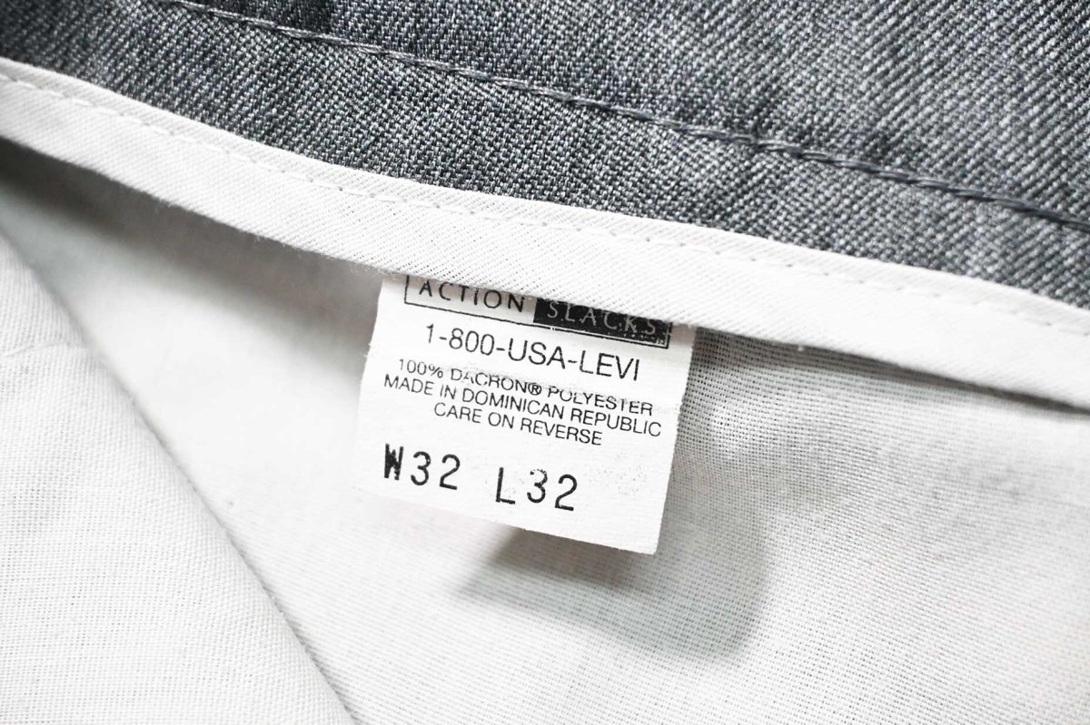 画像7: 90s Used Levi's Action Slacks Grey (7)