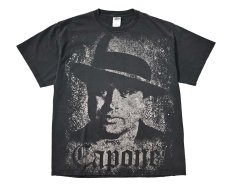 画像1: 00s Used Al Capone Print Tee (1)