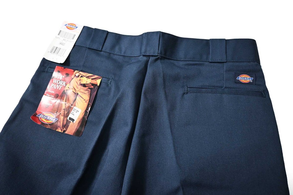 画像5: 00s Deadstock Dickies 874 Work Pants Mavy (5)