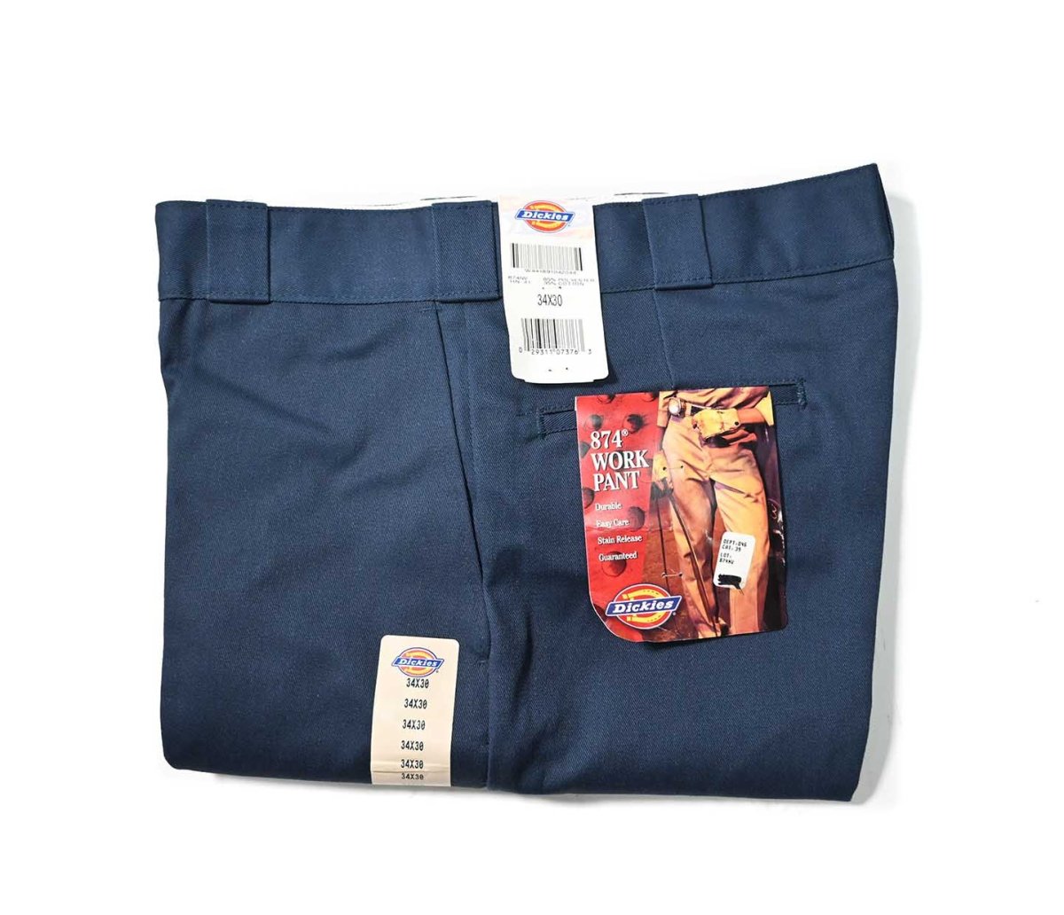 画像1: 00s Deadstock Dickies 874 Work Pants Mavy (1)