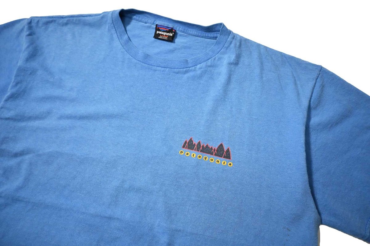 画像2: 90s Used patagonia Fitz Roy Wild Responsibili-Tee made in USA パタゴニア (2)