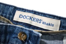 画像6: 90s Used Dockers Denim Pleated Trouser made in USA (6)