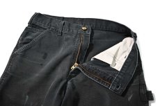 画像6: 10s Used Carhartt Duck Carpenter Pants Black カーハート (6)