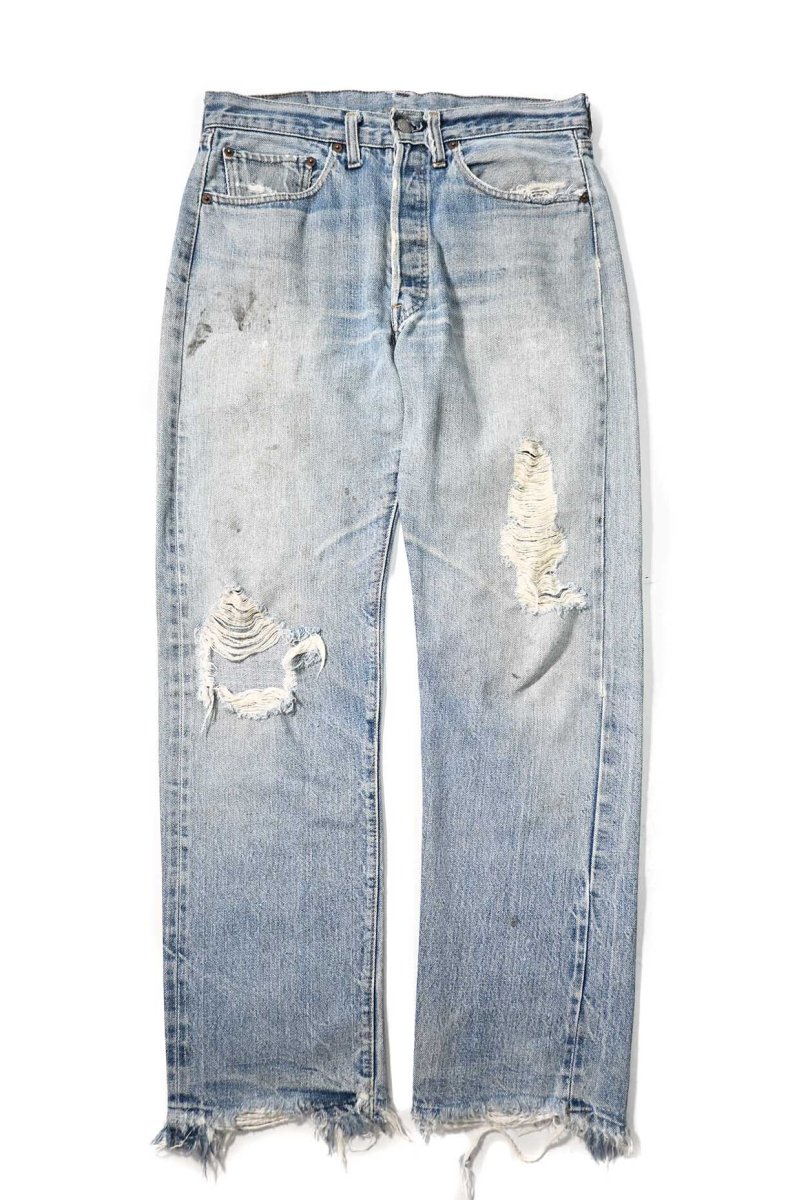 画像1: 70s Used Levi's 501 Denim Pants "66前期" (1)