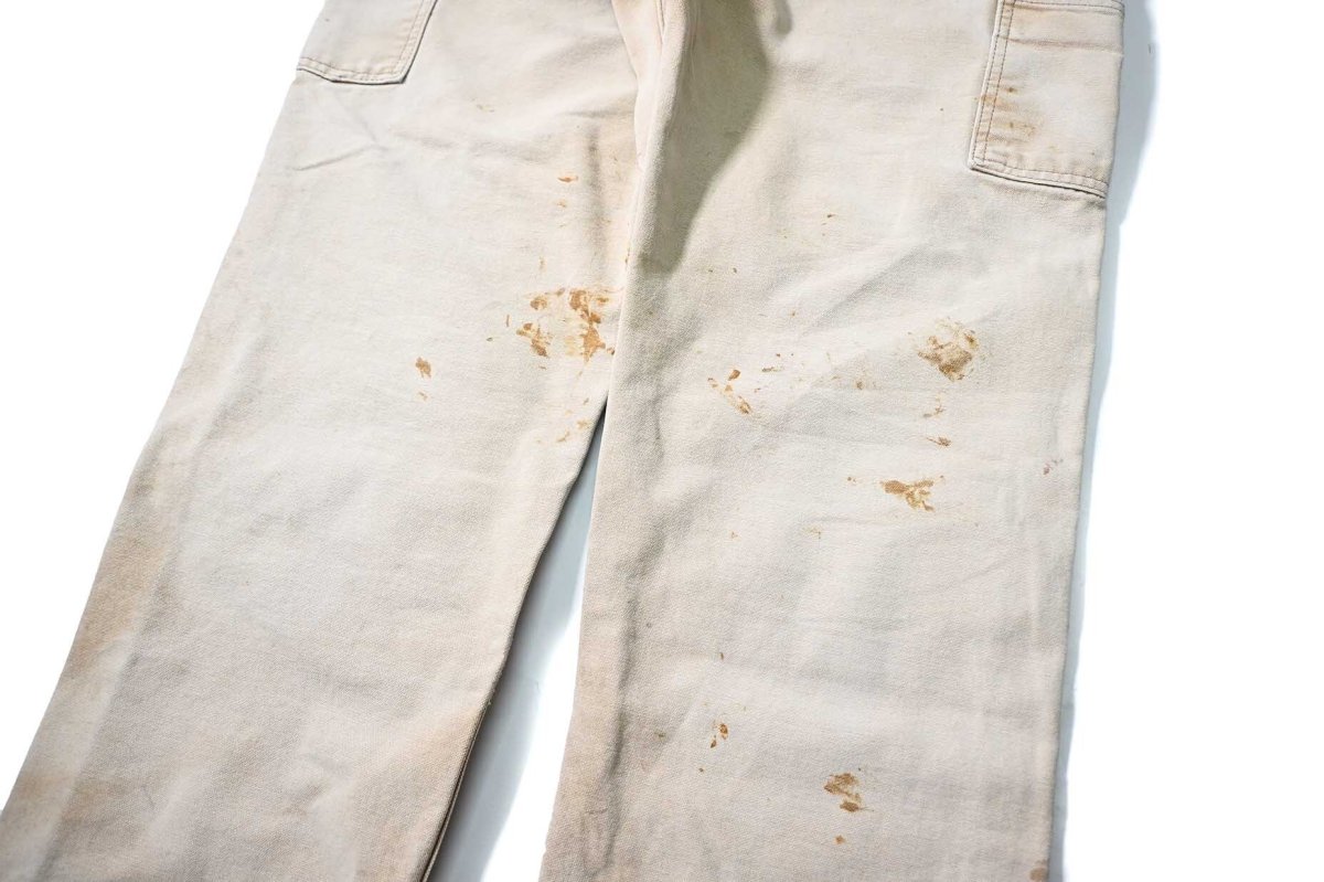 画像5: 16' Used Carhartt Duck Double Knee Carpenter Pants Brown カーハート (5)