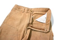 画像6: 90-00s Used Carhartt Duck Double Knee Carpenter Pants Brown made in USA カーハート (6)