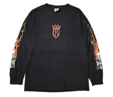 画像1: 00s Used West Coast Choppers L/S Print Tee (1)
