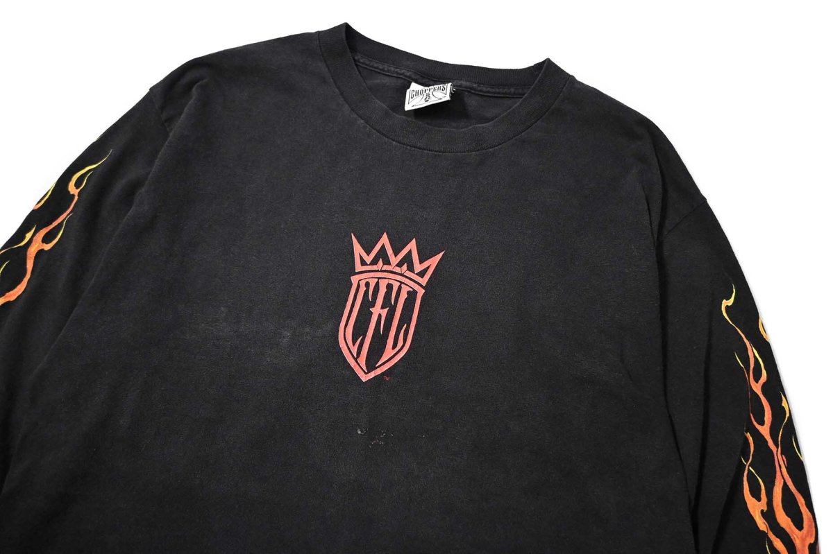 画像2: 00s Used West Coast Choppers L/S Print Tee (2)