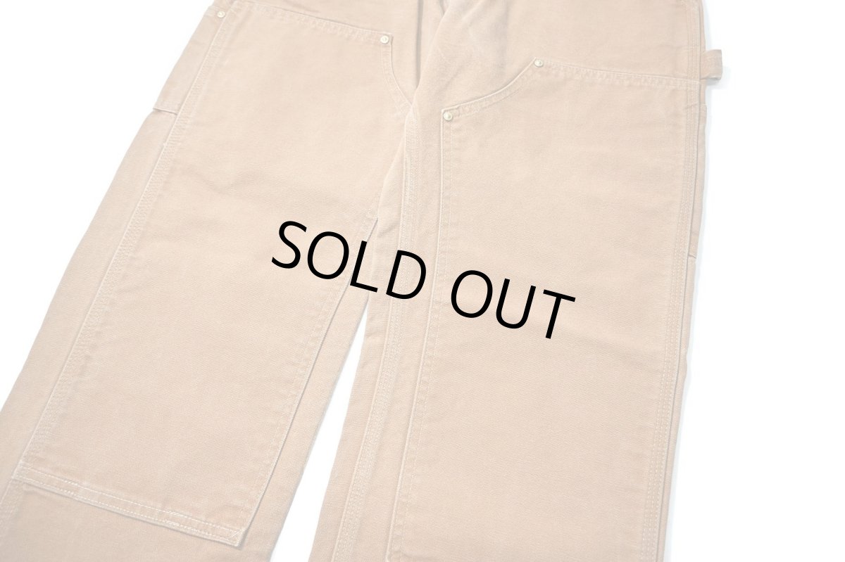 画像4: 16' Used Carhartt Duck Double Knee Carpenter Pants Brown made in USA カーハート (4)