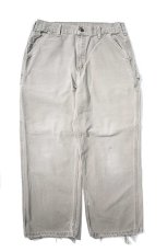 画像1: 17' Used Carhartt Duck Carpenter Pants Desert カーハート (1)