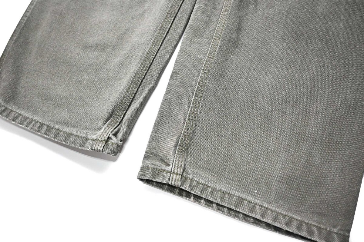 画像3: 05' Used Carhartt Duck Carpenter Pants Moss カーハート (3)
