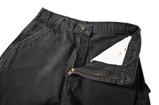 画像5: 20' Used Carhartt Duck Carpenter Pants Black カーハート (5)