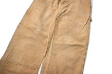 画像4: 90-00s Used Carhartt Duck Double Knee Carpenter Pants Brown made in USA カーハート (4)