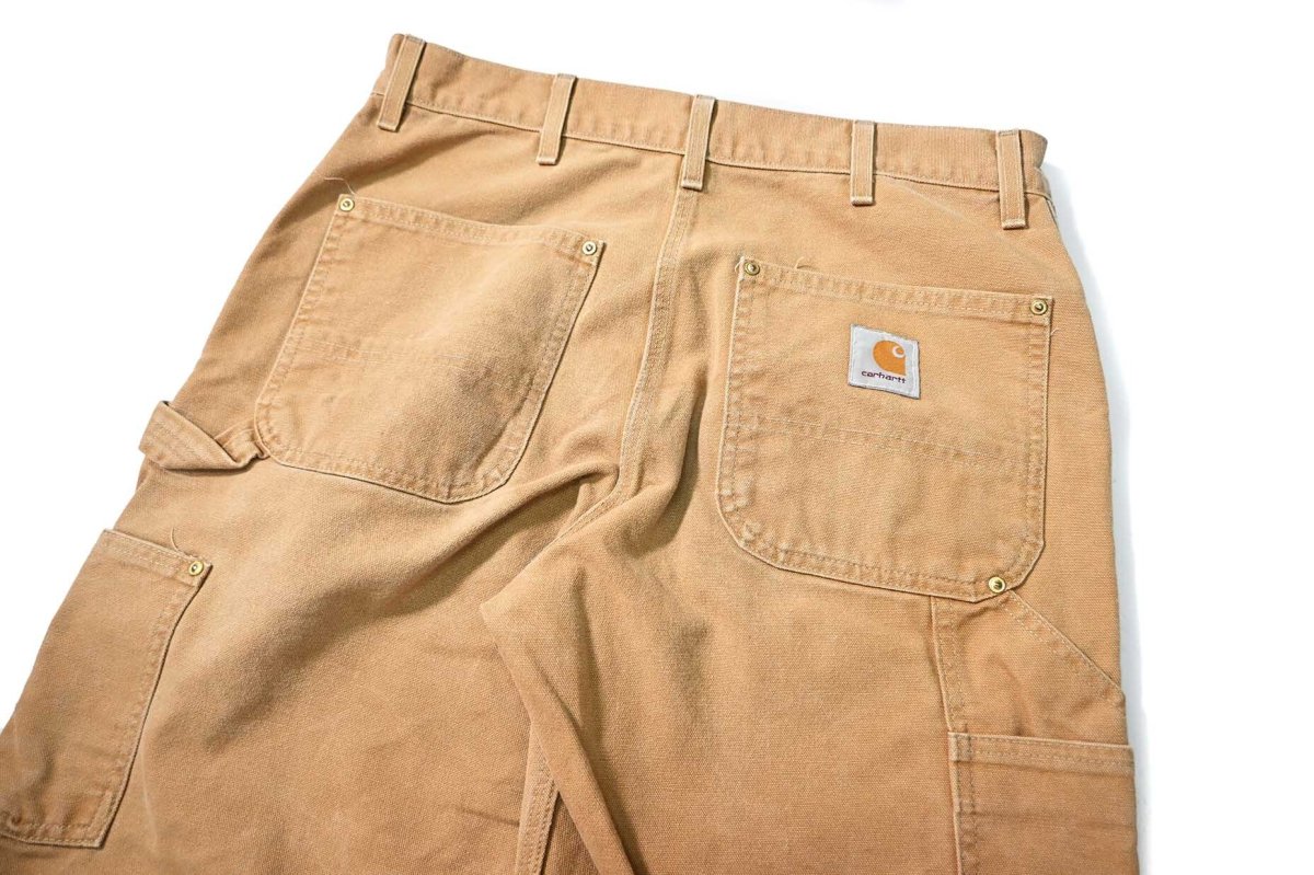 画像5: 90-00s Used Carhartt Duck Double Knee Carpenter Pants Brown made in USA カーハート (5)