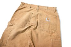 画像5: 90-00s Used Carhartt Duck Double Knee Carpenter Pants Brown made in USA カーハート (5)