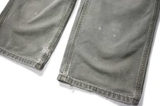 画像3: 19' Used Carhartt Duck Carpenter Pants Moss カーハート (3)