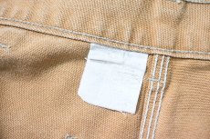 画像7: 90-00s Used Carhartt Duck Double Knee Carpenter Pants Brown made in USA カーハート (7)