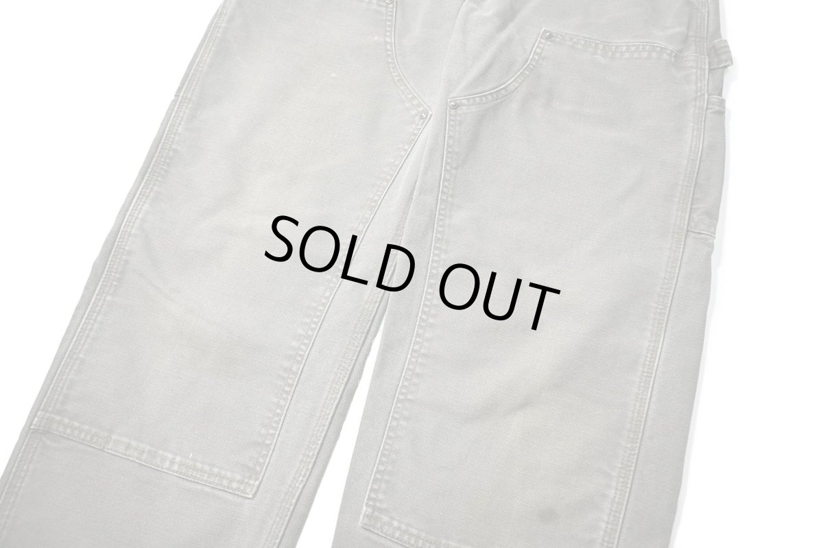 画像4: 12' Used Carhartt Duck Double Knee Carpenter Pants Moss カーハート (4)