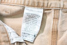画像8: 16' Used Carhartt Duck Double Knee Carpenter Pants Brown カーハート (8)