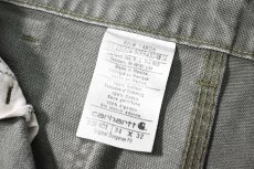 画像7: 12' Used Carhartt Duck Double Knee Carpenter Pants Moss カーハート (7)