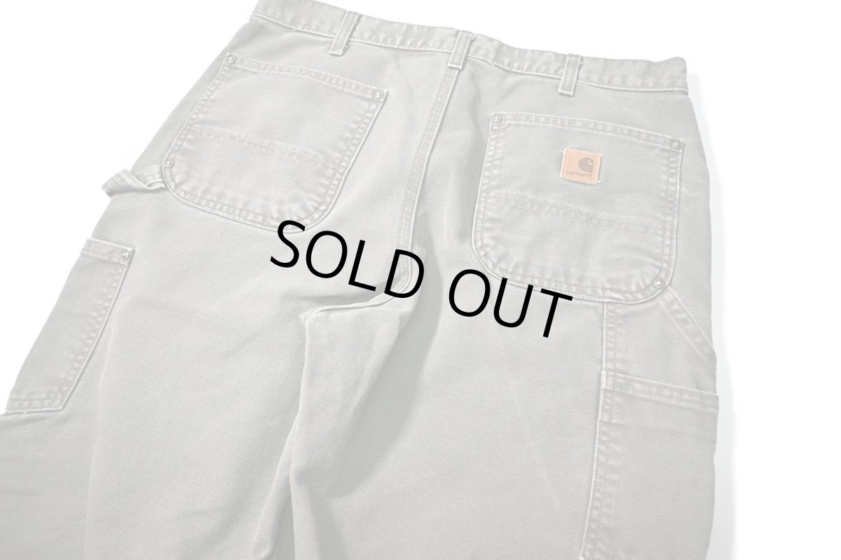 画像5: 12' Used Carhartt Duck Double Knee Carpenter Pants Moss カーハート (5)